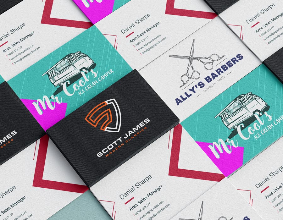 Business cards are among the products that are not VAT exempt