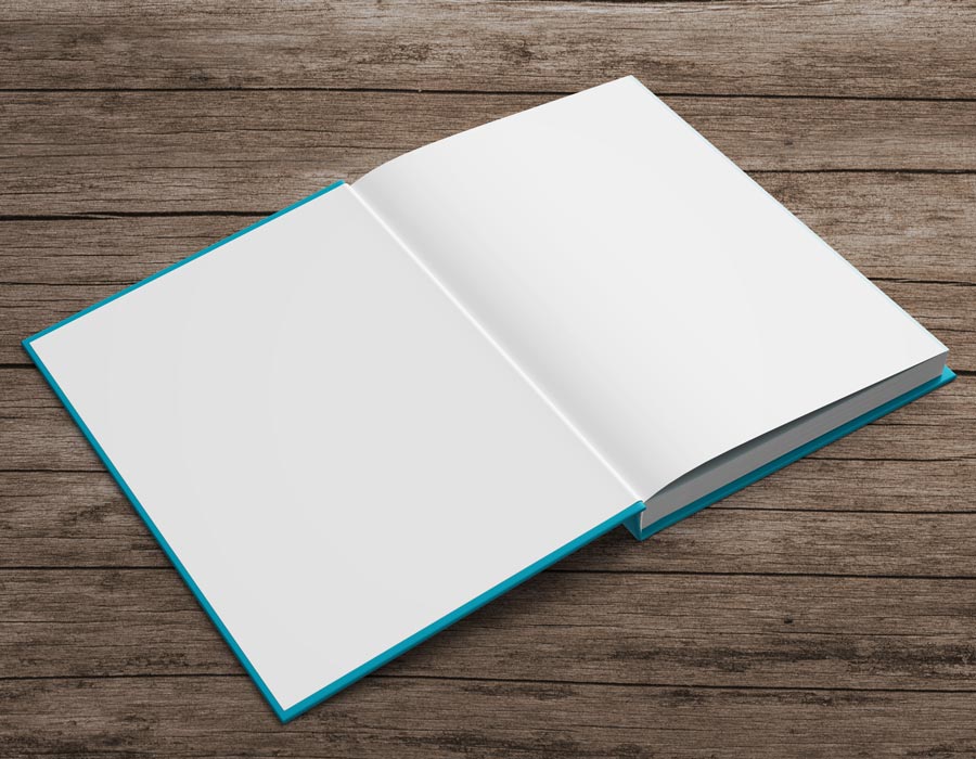 White endpapers